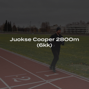 Juokse Cooper 2800m (6kk) -juoksuohjelma