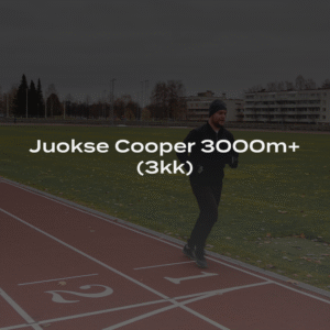 Juokse Cooper 3000m (3kk) -juoksuohjelma