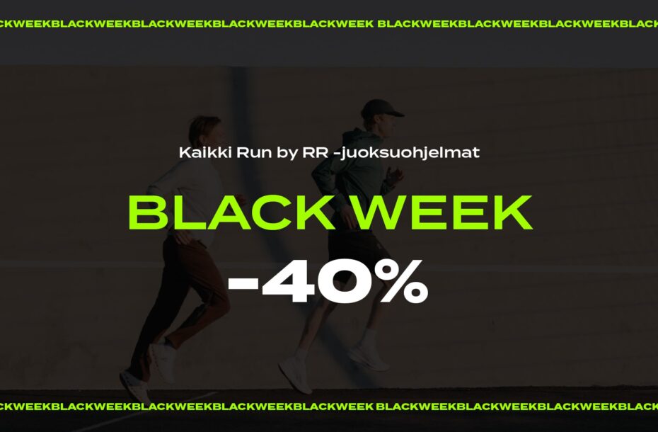 Run Revolutionin Black Week on täällä!